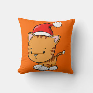 Coussin "Citrouille" de Christmas Kitty