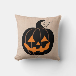 Coussin Citrouille de peur de l'Halloween ou de traiter Bu