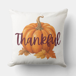 Coussin Citrouille de remerciement Thanksgiving