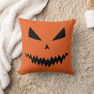 Coussin Citrouille d'Halloween effrayante Jack OLantern vi