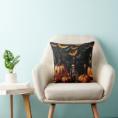 Coussin Citrouille et squelette (Chaise)
