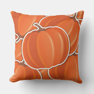 Coussin Citrouille fou