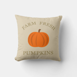 Coussin Citrouille fraîche de la ferme