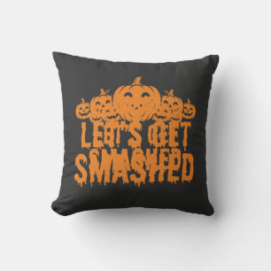 Coussin Citrouille Halloween Déchaînons-Nous