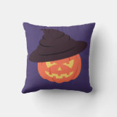 Coussin Citrouille Orange Retro (Verso)