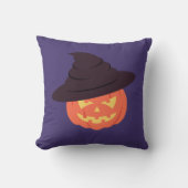 Coussin Citrouille Orange Retro (Recto)