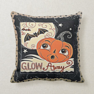 Coussin Citrouille parti de lueur joli