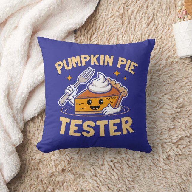 Coussin Citrouille Pie Tester Thanksgiving (Couverture)