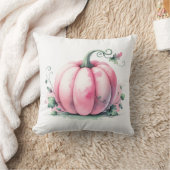 Coussin Citrouille rose aquarelle (Couverture)