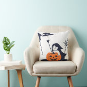 Coussin Citrouille Texte de bébé d'Halloween première mama (Chaise)