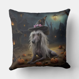 Coussin Citrouilles Crête-de-coq Chinoises Halloween Épouv