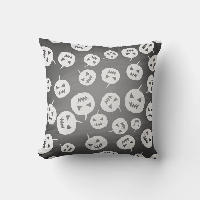 Coussin Citrouilles d'Halloween (Recto)