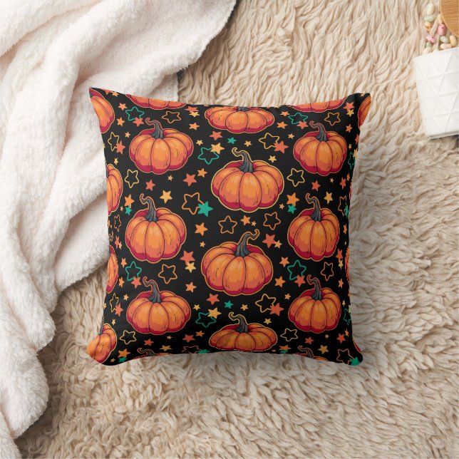 Coussin Citrouilles d'Halloween (Couverture)