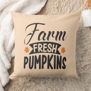 Coussin Citrouilles frais de ferme