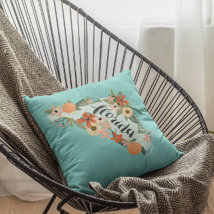 Coussin Citrus Florida State Silhouette