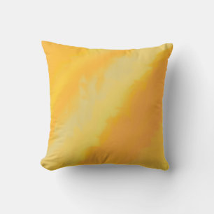 Coussin Citrus Sunny Orange Aquarelle
