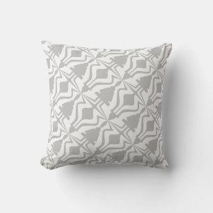 Coussin Clair gris blanc diagonale ondulation ondulée peti