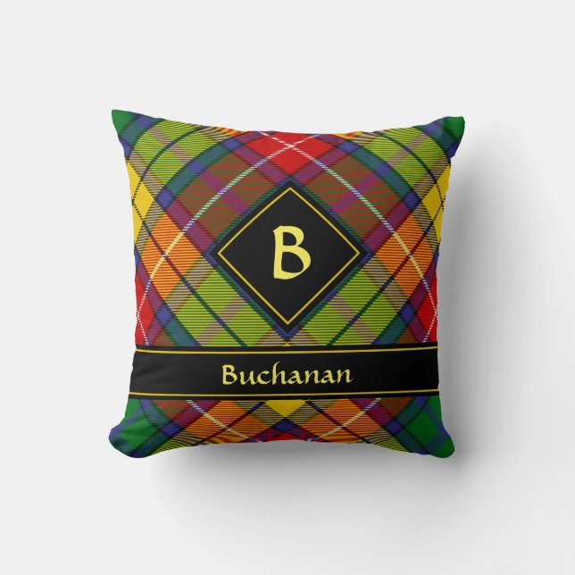Coussin Clan Buchanan Tartan (Recto)