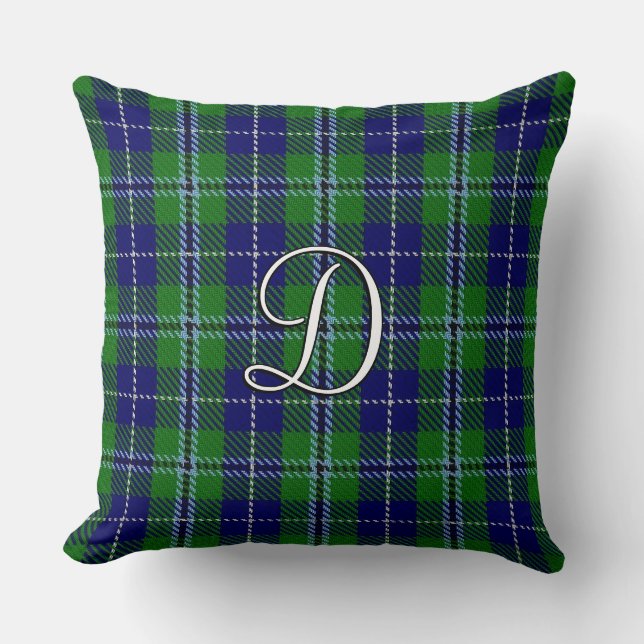 Coussin Clan de la maison écossaise Douglas Tartan Plaid (Recto)
