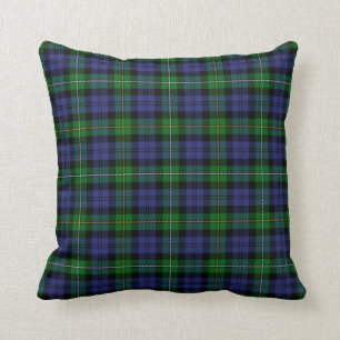 Coussin Clan écossais Campbell de Loudoun Tartan Plaid