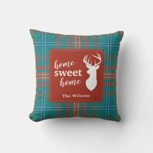 Coussin Clan personnalisé Wilson Tartan Plaid Christmas