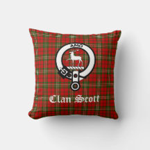 Clan Scott Crest Badge et Tartan