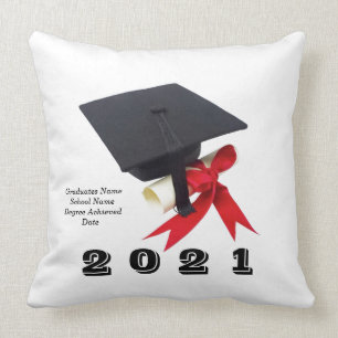 Coussin Classe de 2021 Jour des diplômes par 20x20 janvier