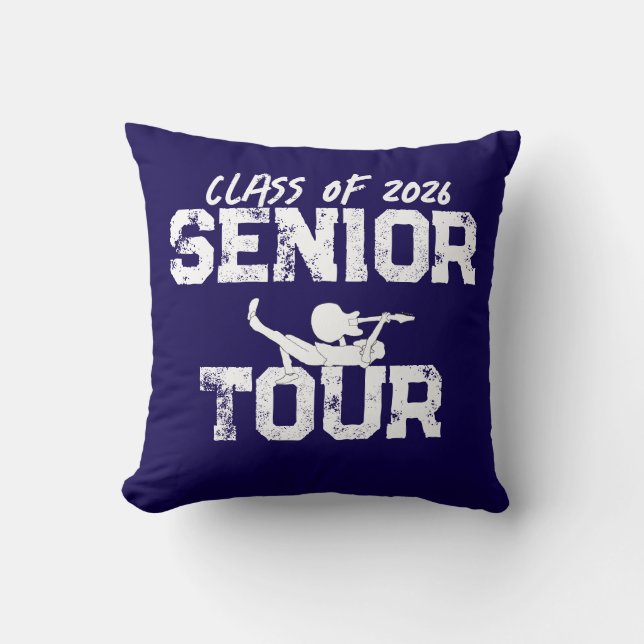 Coussin Classe de l'année senior 2026 (Recto)