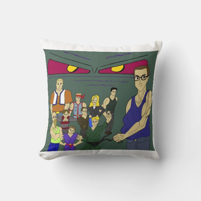 Coussin classe inspiration anime (Recto)