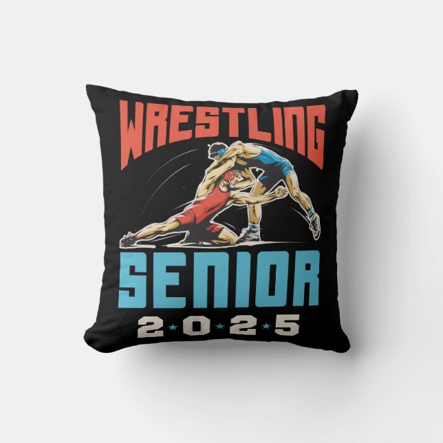Coussin Classe supérieure de lutte de 2025 (Recto)