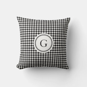 Coussin Classe White Houndstooth