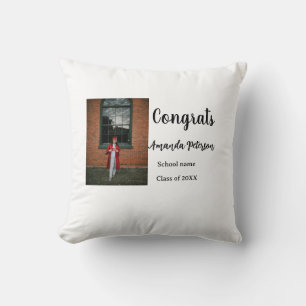 Coussin Classic graduation ajouter photo nom classe année 