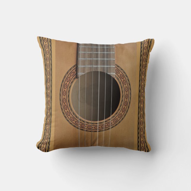 Coussin classique de guitare (Recto)