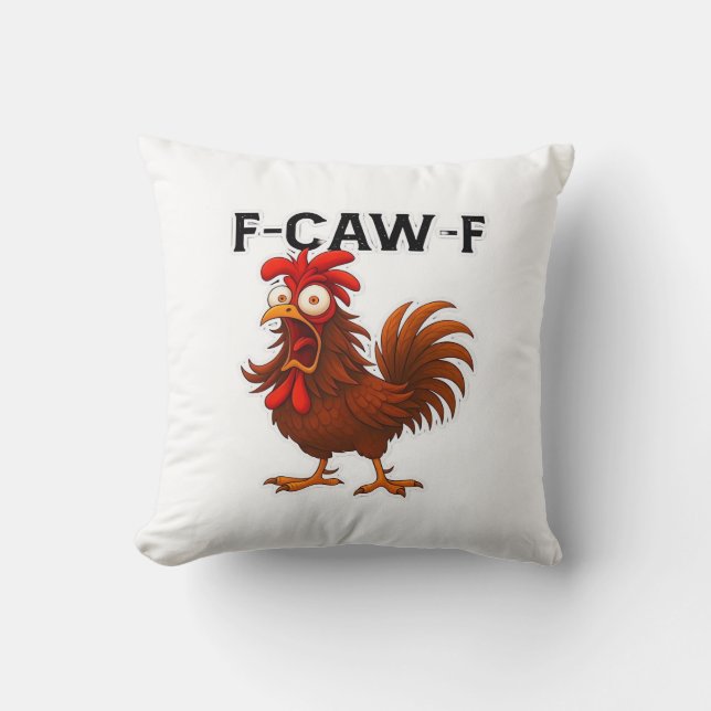 Coussin Classique de poulet F-Caw-F (Recto)