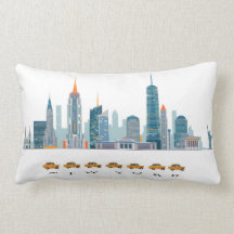 Coussin classique de style de ville de New York
