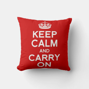 COUSSIN CLASSIQUE GARDEZ CALME ET CONTINUEZ