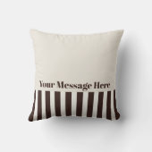 Coussin Classique Moderne Rayure Mignonne Fille Jumelles L (Verso)