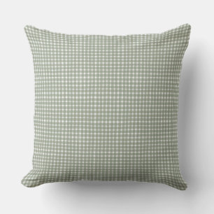 Coussin Classique style cottage gingembre vert sauge