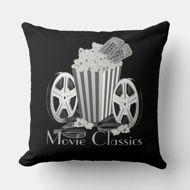 Coussin Classiques de cinéma noir et blanc (Recto)