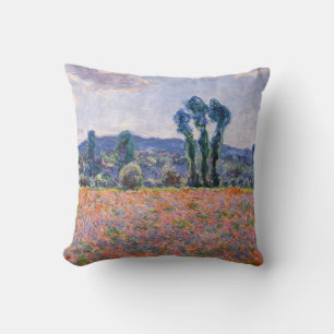 Coussin Claude Monet - Champ de coquelicots 1890 (Giverny)