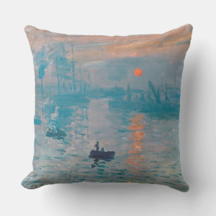 Coussin Claude Monet Impression Sunrise Français
