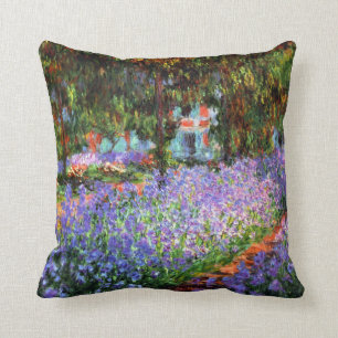 Coussin Claude Monet Le jardin de l'artiste à Giverny