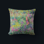 Coussin Claude Monet - Le jardin d'Iris à Giverny<br><div class="desc">Jardin d'Iris à Giverny / Jardin d'Artiste à Giverny - Claude Monet,  1899-1900</div>