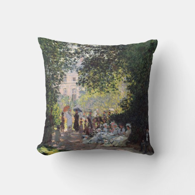 Coussin Claude Monet | le Parc Monceau (Recto)