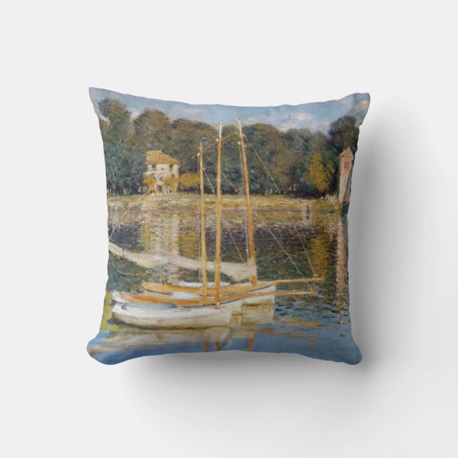 Coussin Claude Monet - Le Pont d'Argenteuil (Recto)