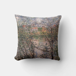 Coussin Claude Monet - Le printemps à travers les branches