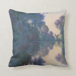 Coussin Claude Monet  Matin sur la Seine près de Giverny