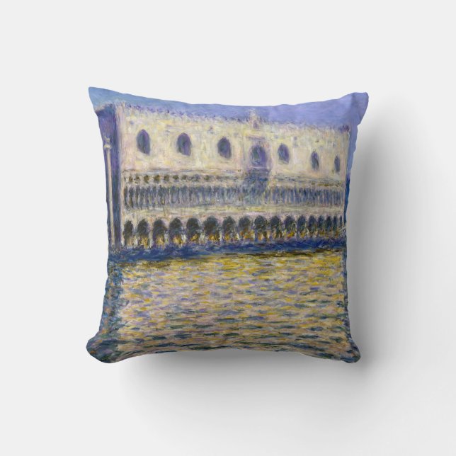 Coussin Claude Monet - Palais des Doges (Recto)