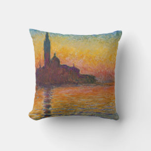 Coussin Claude Monet - San Giorgio Maggiore au crépuscule