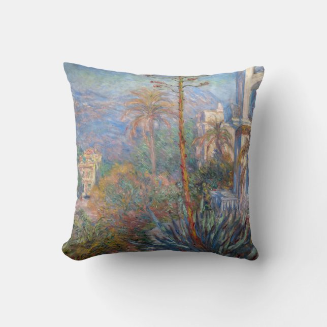 Coussin Claude Monet - Villas à Bordighera (Recto)